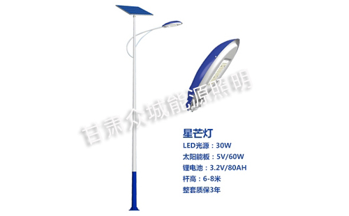 比如太阳能路灯核心技术参数解读